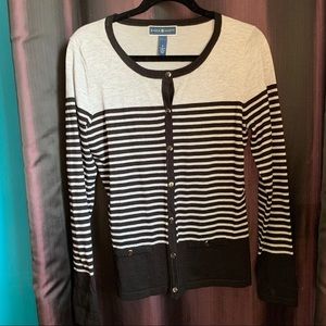 Striped Karen Scott Cardigan
